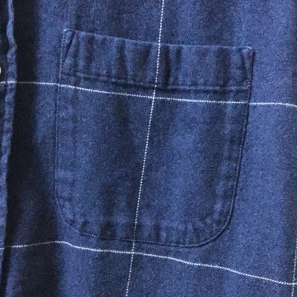 MUJI MENS 100% COTTON FLANNEL SHIRT SIZE S - Picture 2 of 5